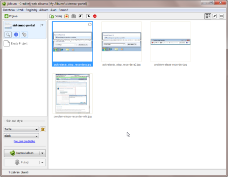 Korak 2 instalacije Gallery 2 - potvrda autentičnosti administratora