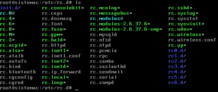 Pregled rc skripti koje se pokreću pri inicijalizaciji pojedinog runlevela