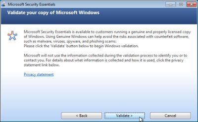 Obavijest o otkrivanju prijetnje u Microsoft Security Essentialsu