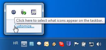 Thumbnail Preview iznad ikone programa na programskoj traci