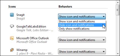 Jump List za program u Start izborniku Windows 7