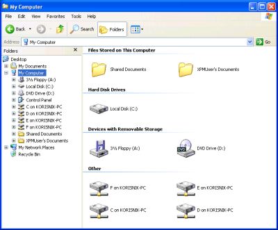 Virtualna aplikacija prikazana u Windows 7 bez vidljivog virtualnog okruženja Aplikacija pokrenuta iz Windows XP moda prikazana unutar Windows 7